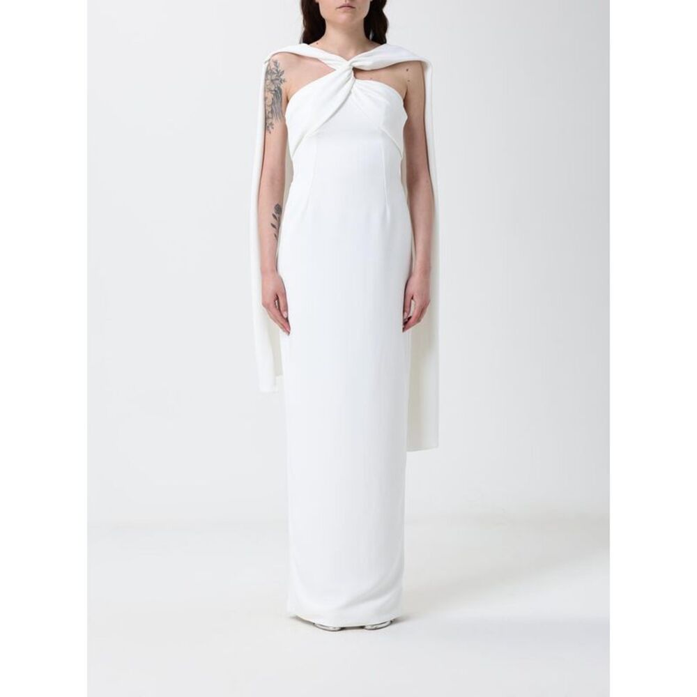 Solace London Women Solace London Long Cri�Pe Dress